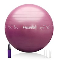 Pelota de yoga PROIRON de 65cm - Rosado